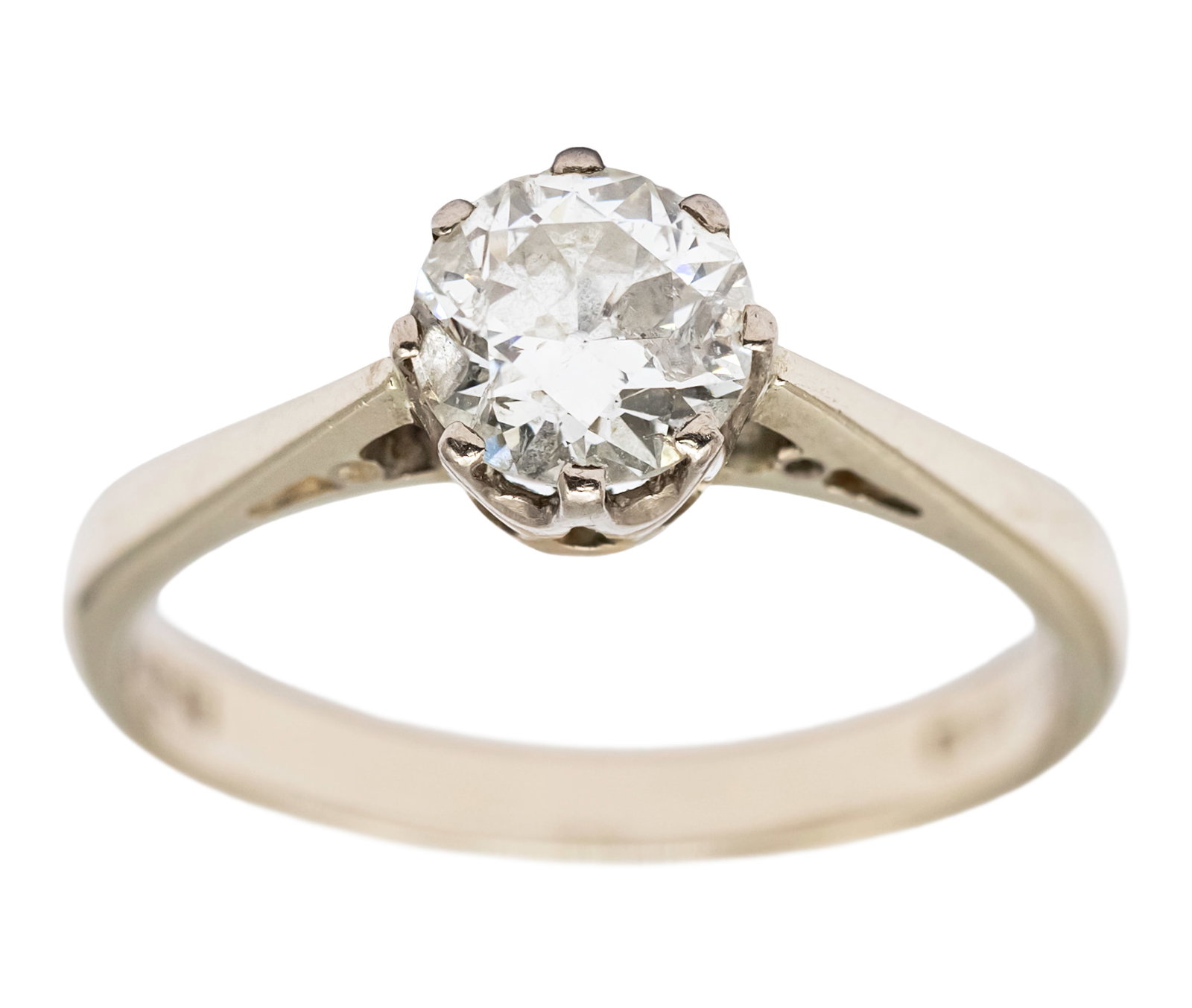 18k White Gold Diamond Ring. (1 of 4)