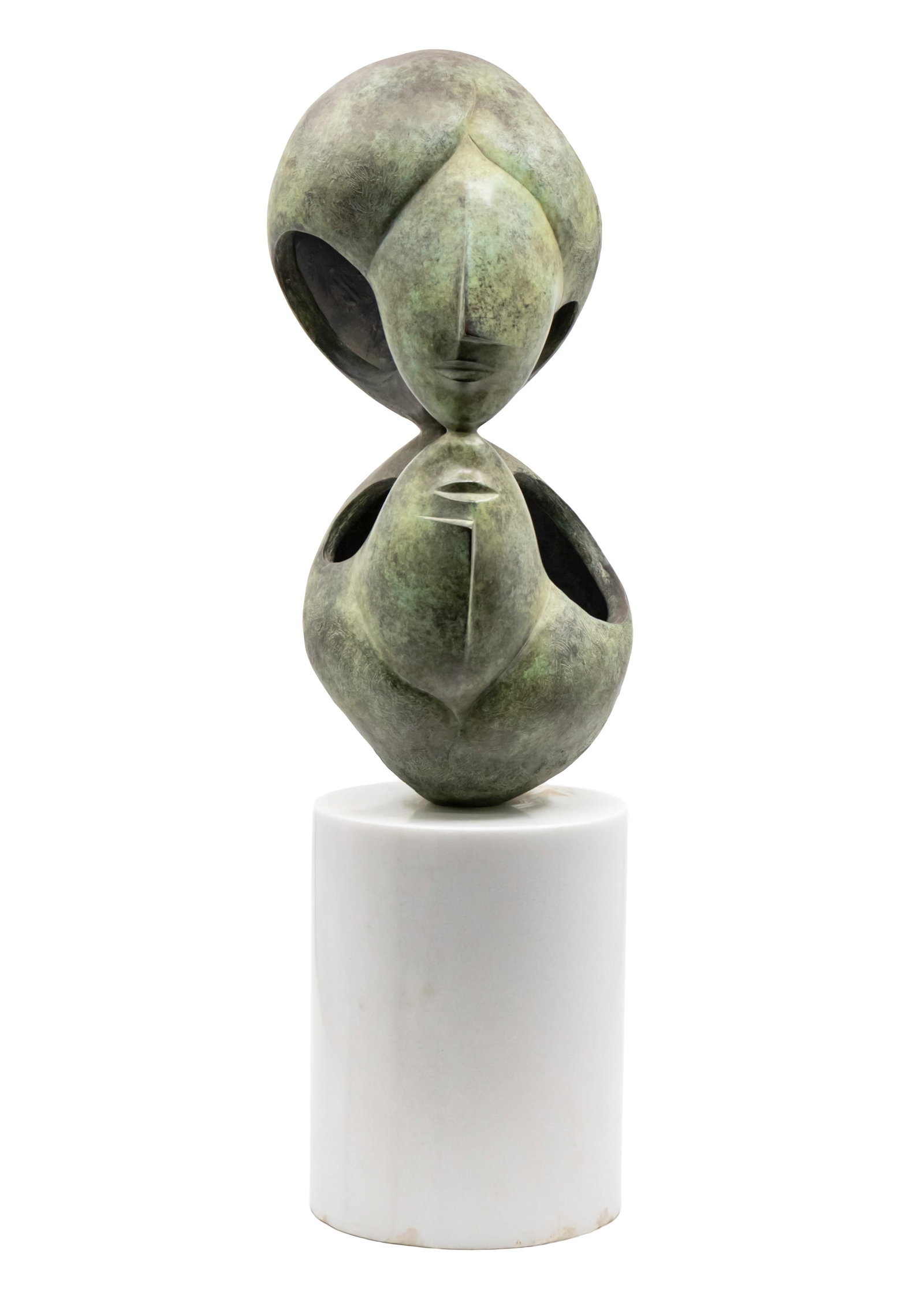 Isaac Kahn (Lithuanian / Israeli, b.1950) - Heads, Bronze Sculpture. (1 of 1)