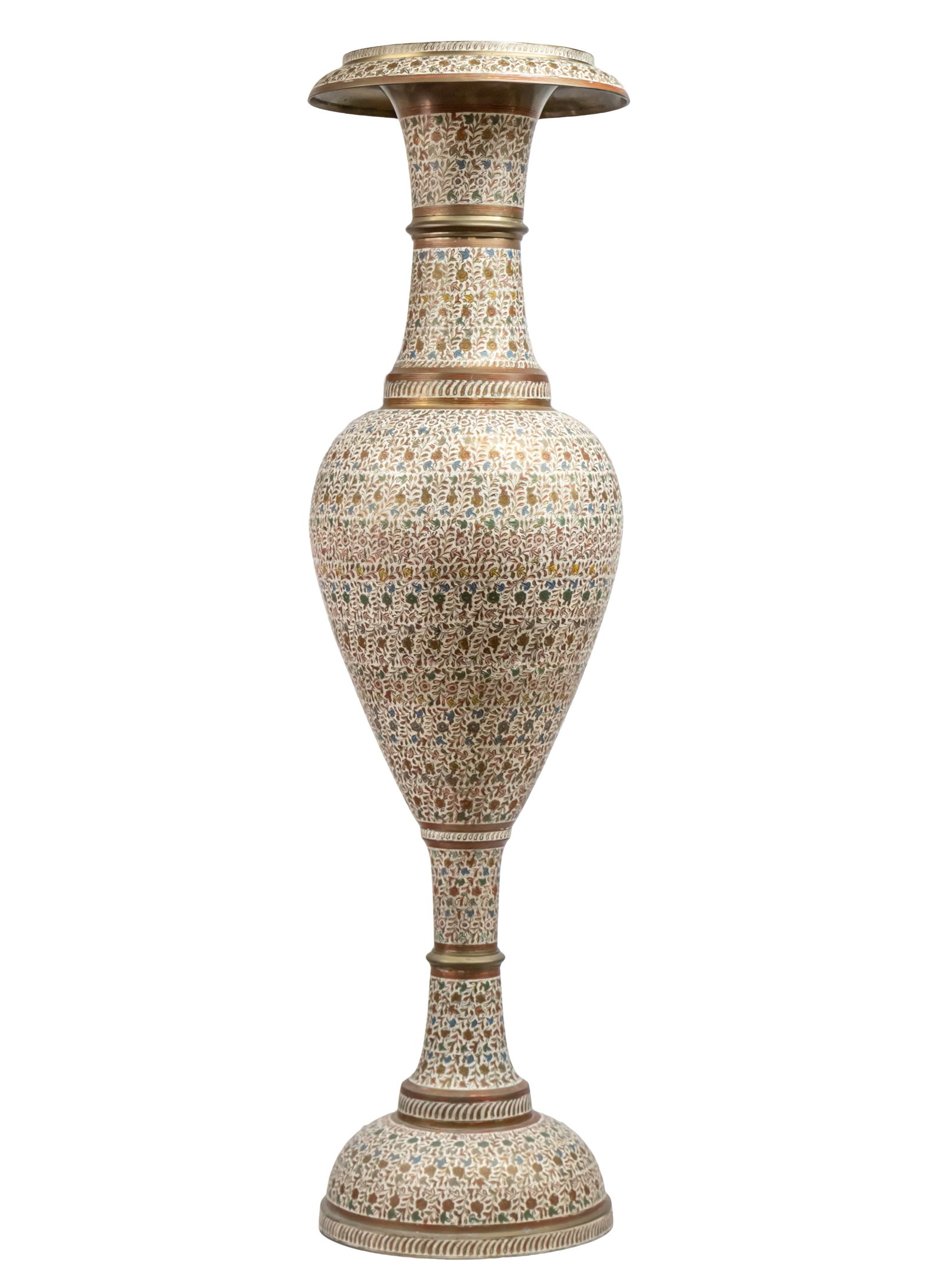 Huge Brass Vase.: Huge Brass Vase. Height: 132cm.