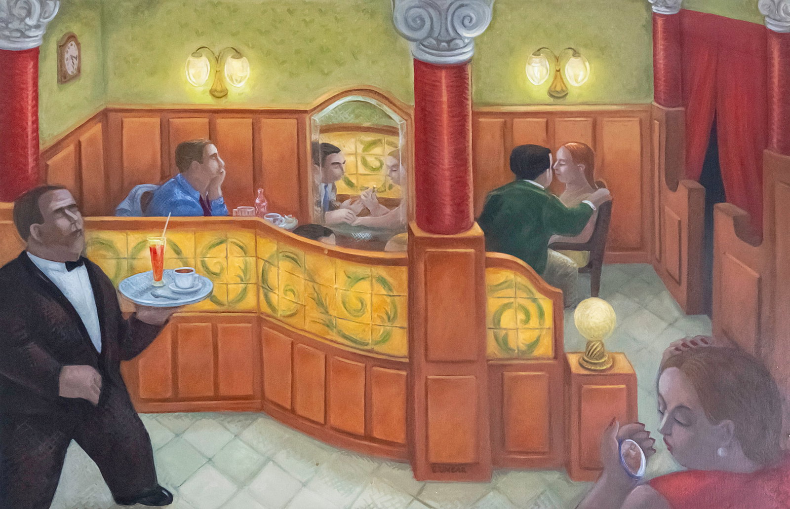 Eduardo Ungar (Argentinian, b.1946) - El Reservado, Acrylic on Canvas, 2007. (1 of 5)