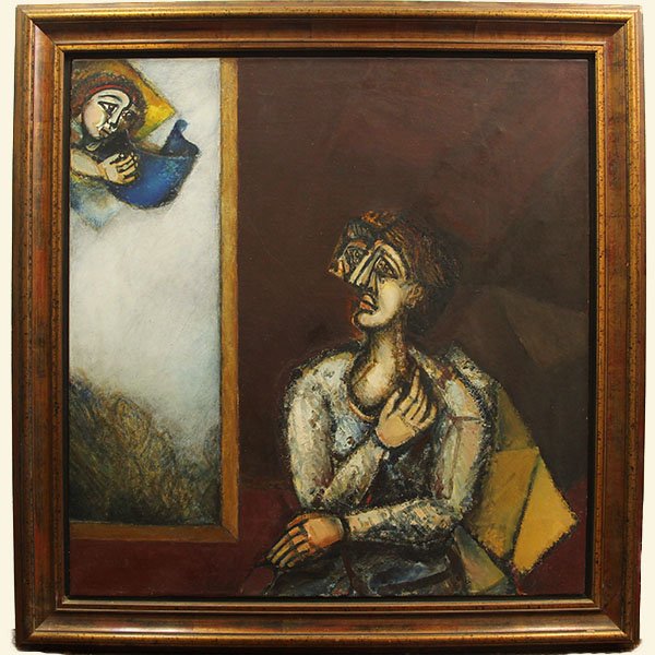 Shmuel Boneh - Revelation, Oil on Canvas Painting. (1 of 4)