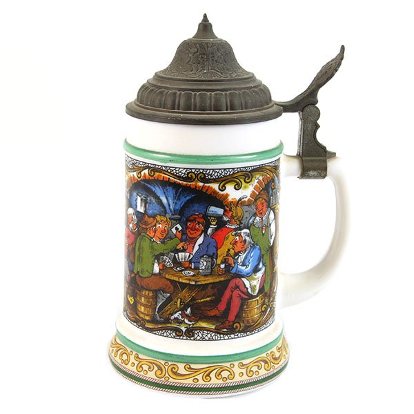 Ceramic BMF Beer Stein Tankard, Germany, 1960s.