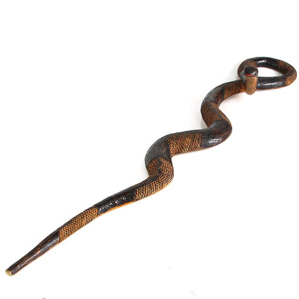 Snake Wood Walking Stick Cane. (1 of 5)