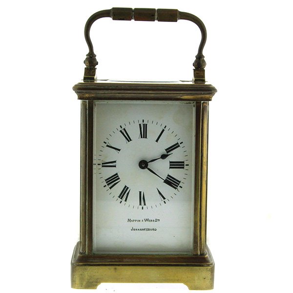 Carriage Clock, Mappin & Webb, Johannesburg, Ca 1900. (1 of 7)