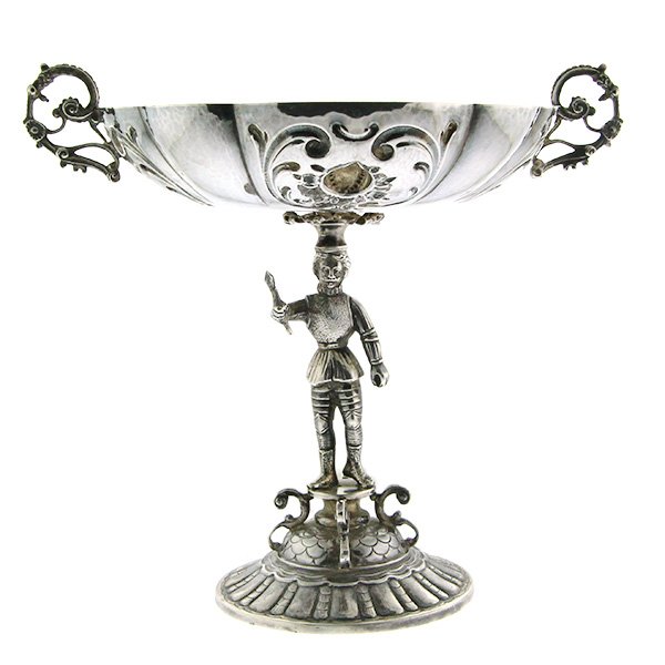 Silver Tazza, Ludwig Neresheimer, Hanau Germany Ca 1890 (1 of 7)