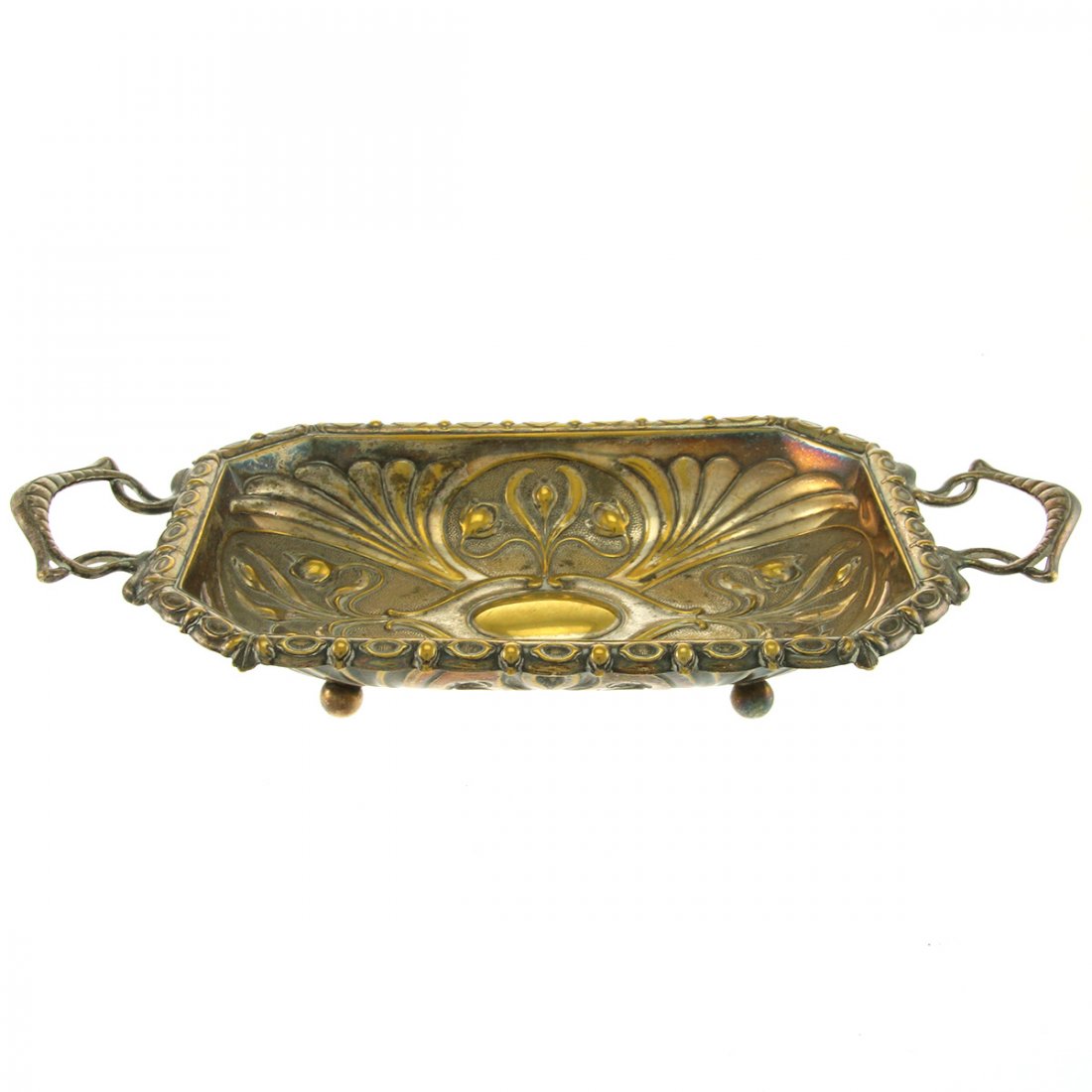 WMF Art Nouveau Silver Plated Tray, Germany, Circa 1900 (1 of 3)