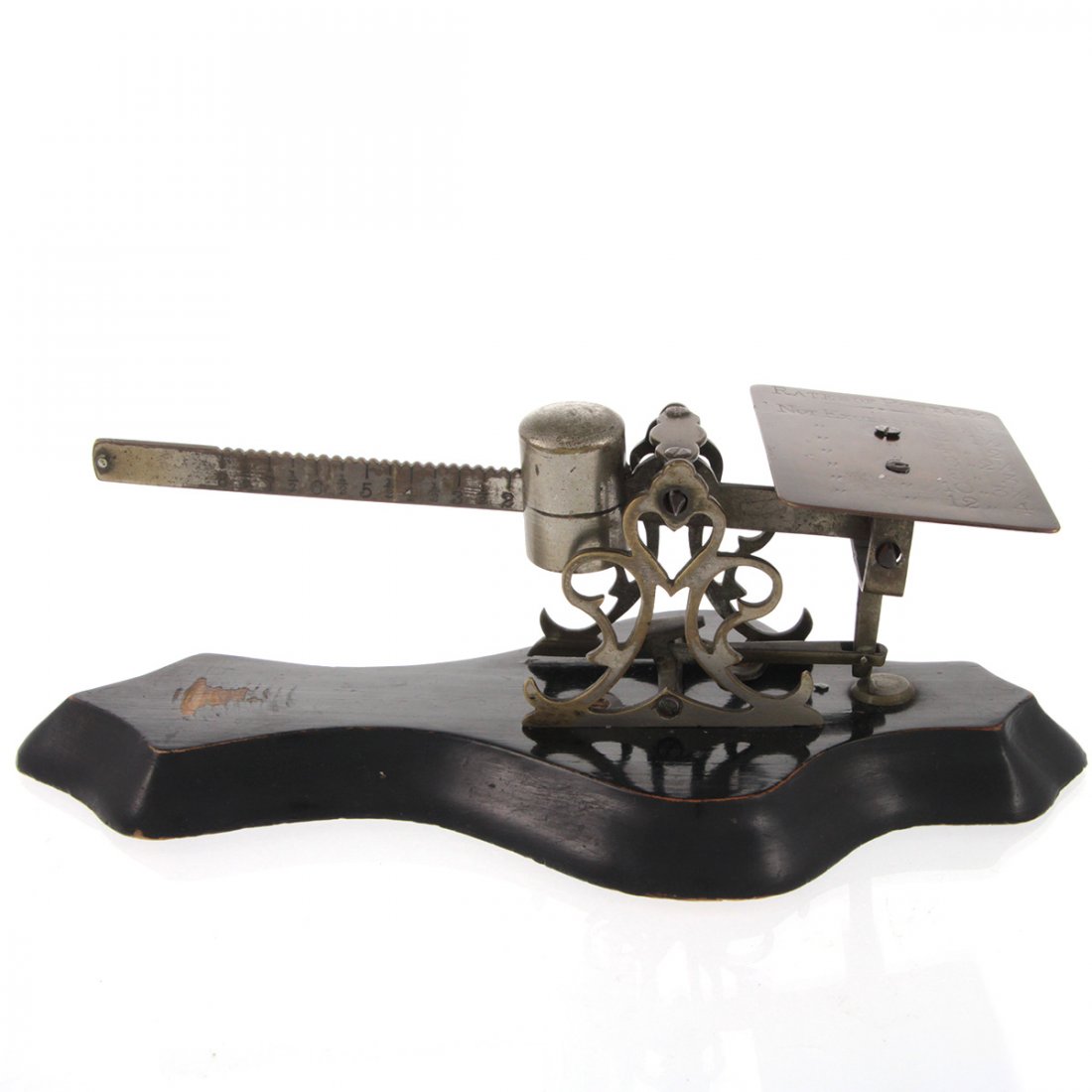 English Letter Postal Steelyard Scales, Circa 1880. (1 of 6)