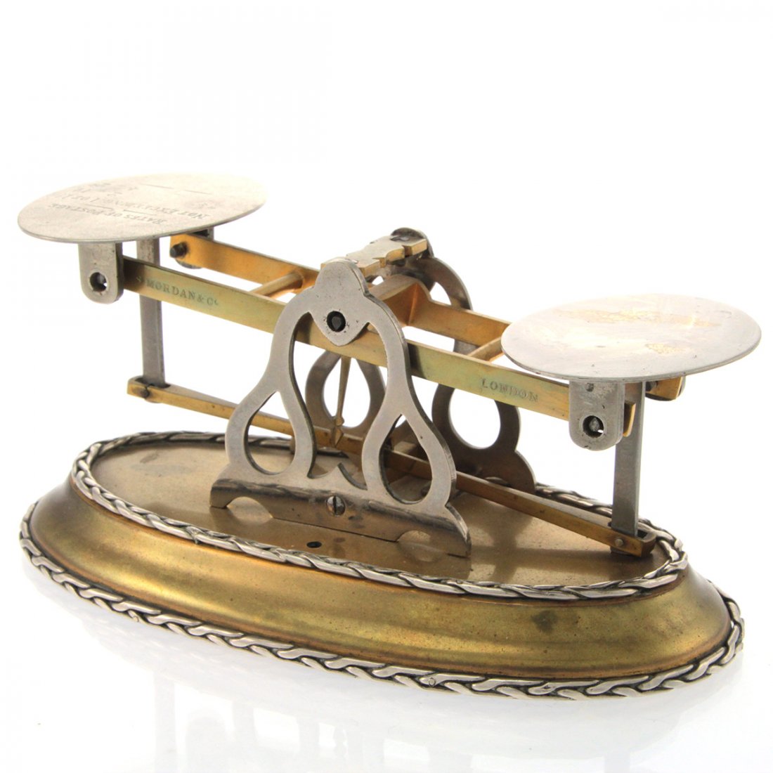 Sampson Mordan Roberval Postal Scales, London, Ca 1880. (1 of 6)