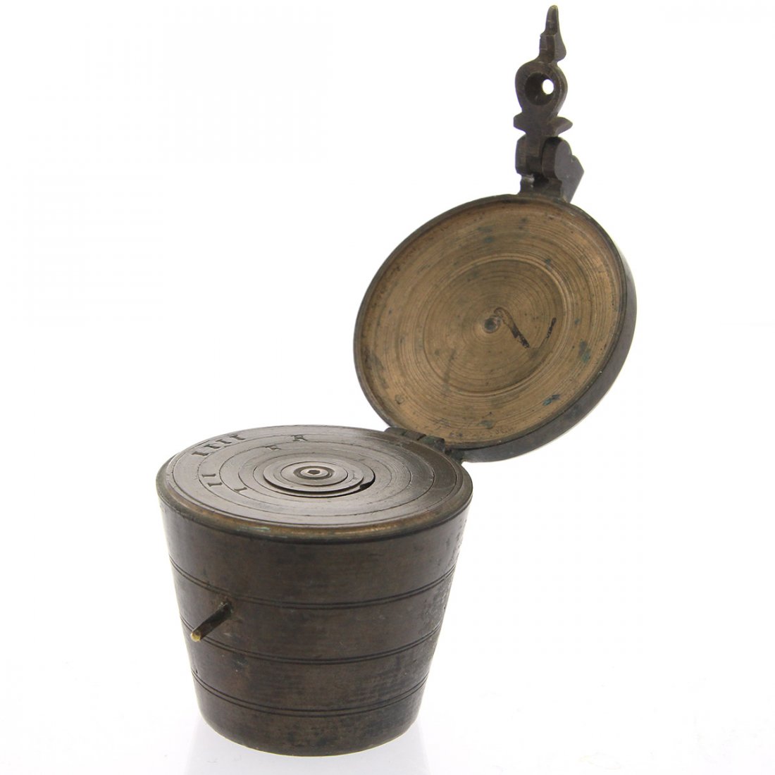 Antique Bronze Set of Nested Weights, 19th Century. (1 of 5)