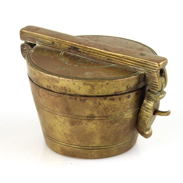 Antique Brass Set of Nested Weights Vienna Austria 1873 (1 of 5)