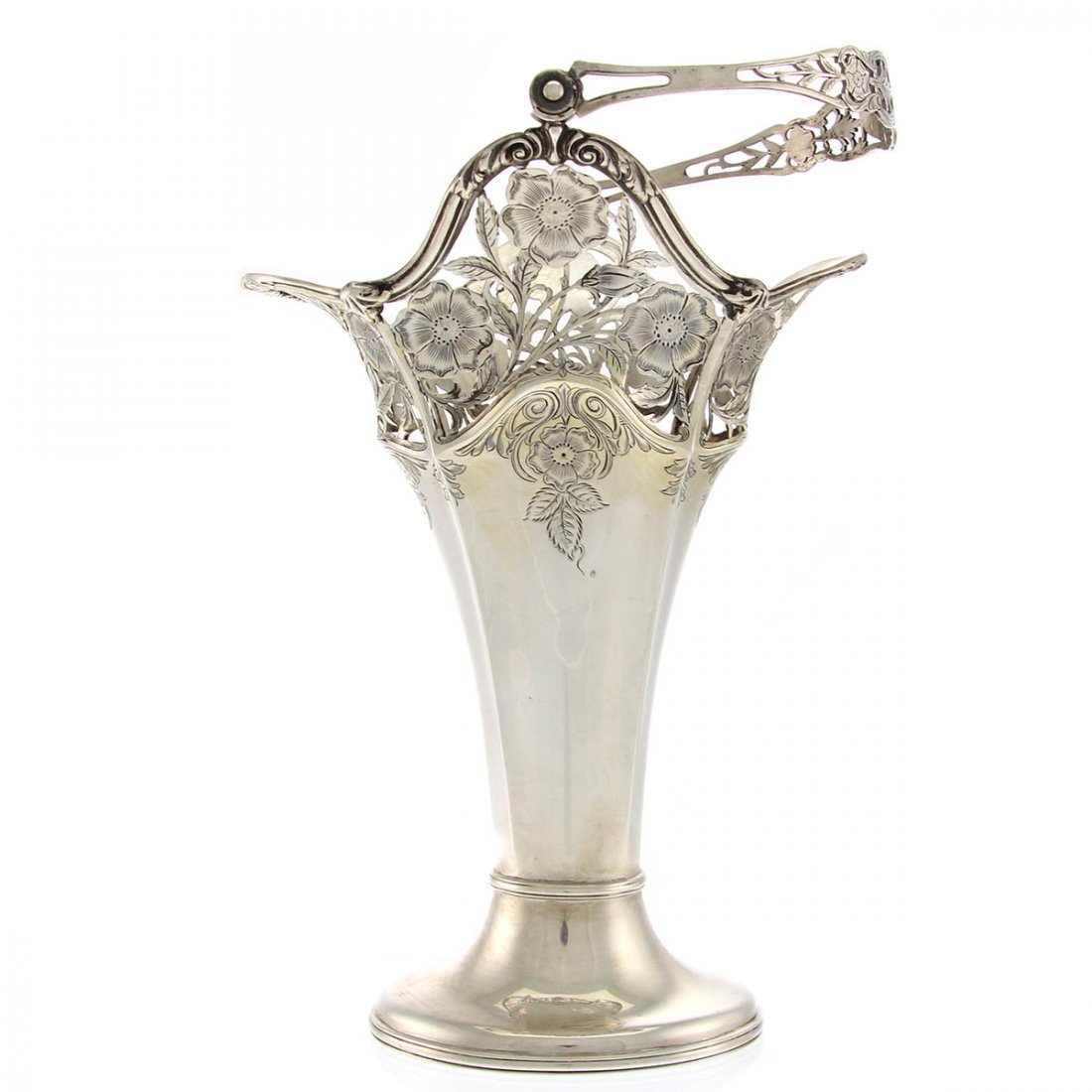 Sterling Silver Vase Graff Washbourne & Dunn Circa 1910 (1 of 5)