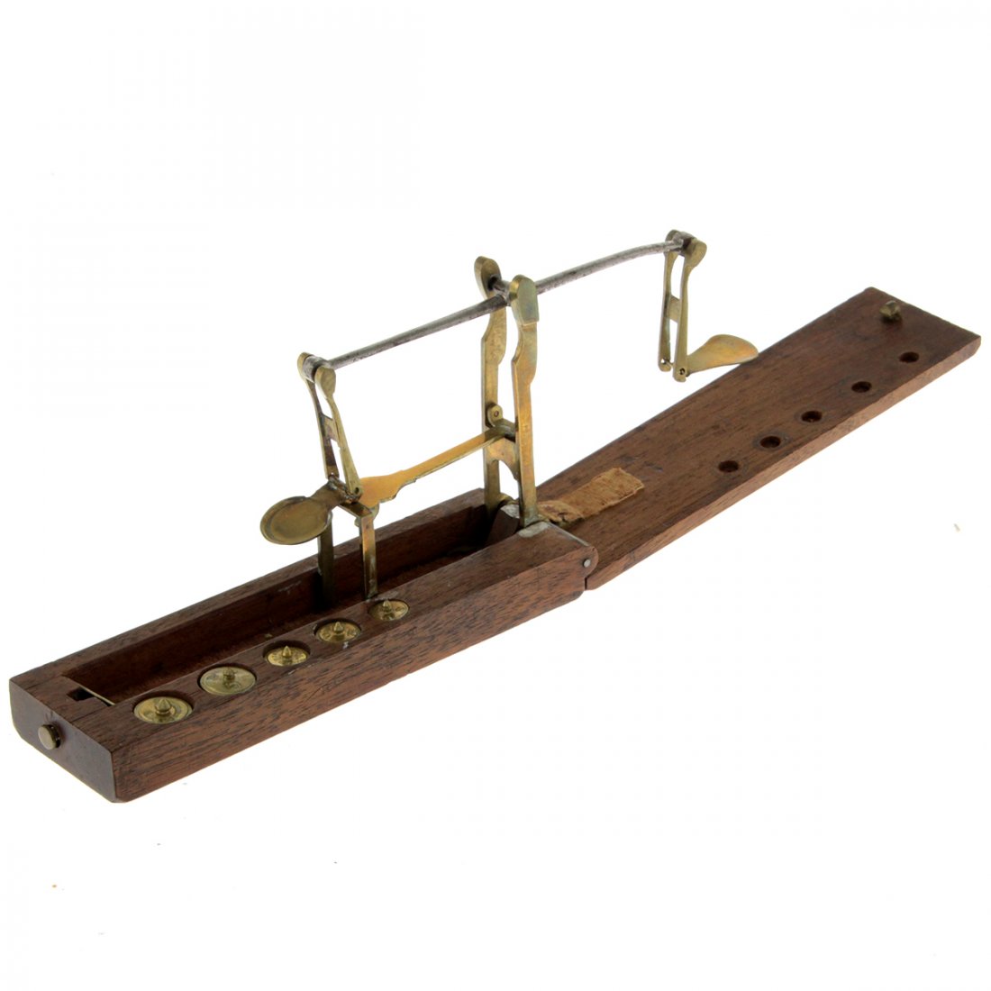 Folding Equal Arm Sovereign Balance Early 19th Century (1 of 5)