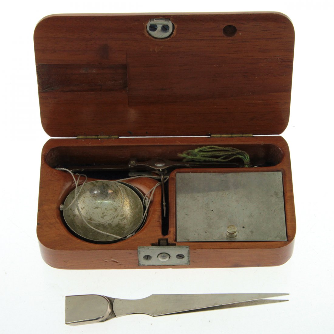 Cased Set of Diamond Scales. (1 of 6)