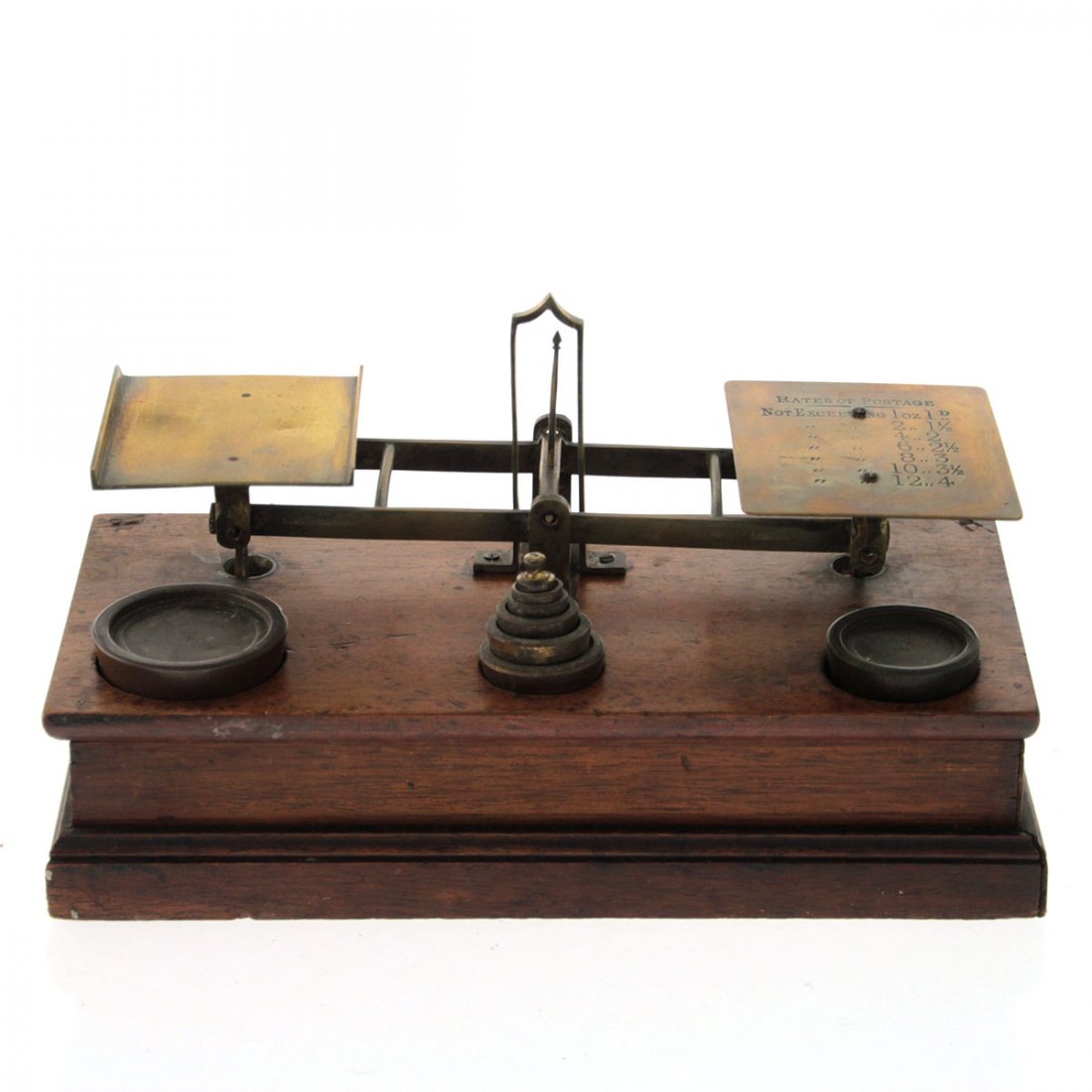 Sampson Mordan Brass Letter Scale, London, Circa 1880. (1 of 8)