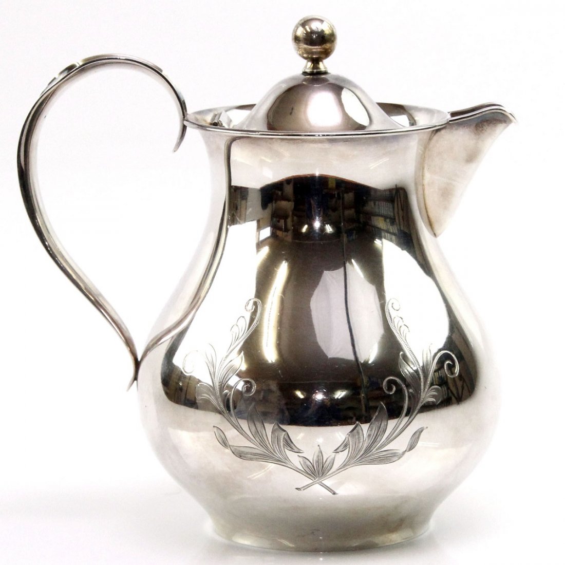 Vintage Silver Water Jug Pitcher Turku Finland 1955 (1 of 3)