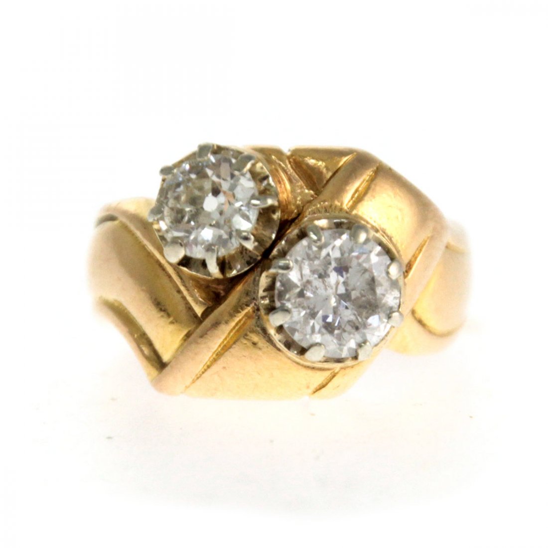 18k Yellow Gold 1.25ct Diamond Ring. (1 of 6)