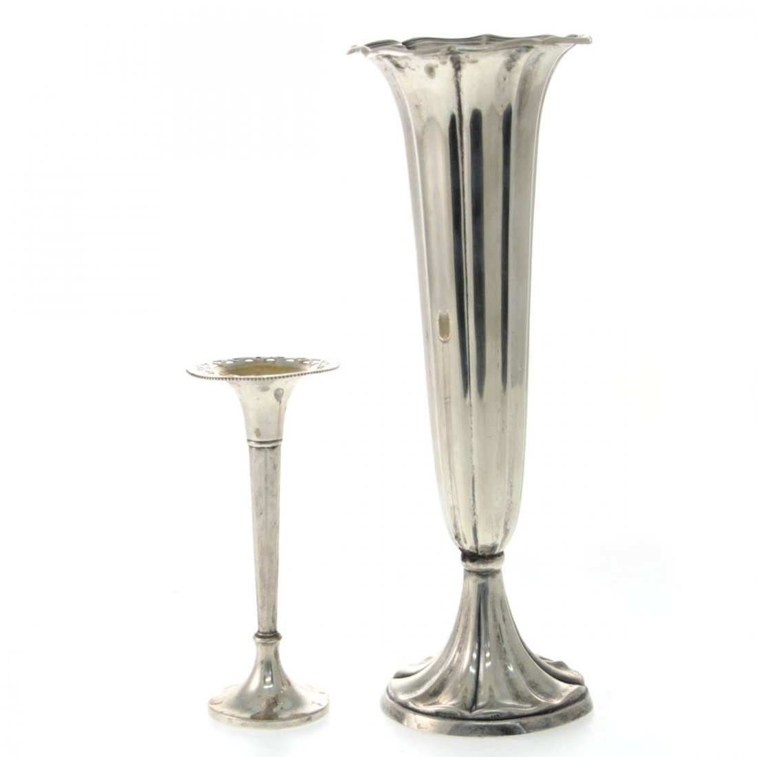 Two Silver Vases, Germany, Circa 1900. (1 of 4)