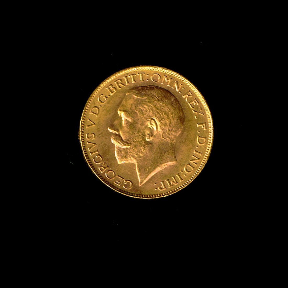 George V Gold Sovereign Coin, 1927. (1 of 2)