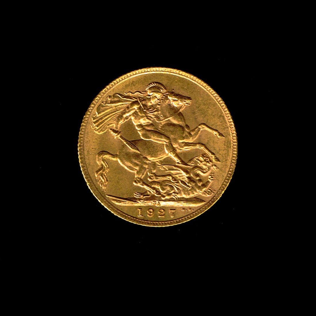 George V Gold Sovereign Coin, 1927. (1 of 2)