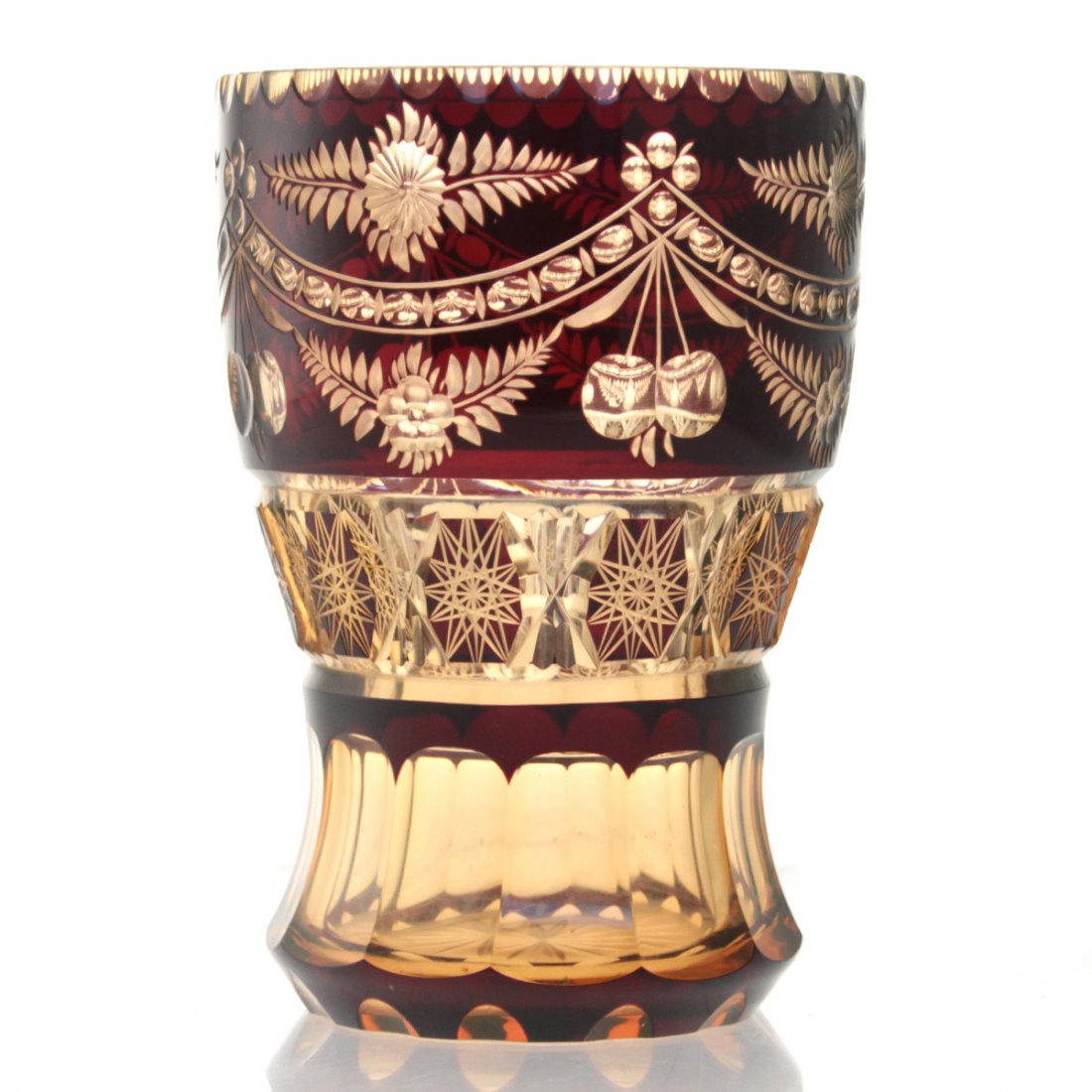 Bohemian Crystal Vase. (1 of 2)