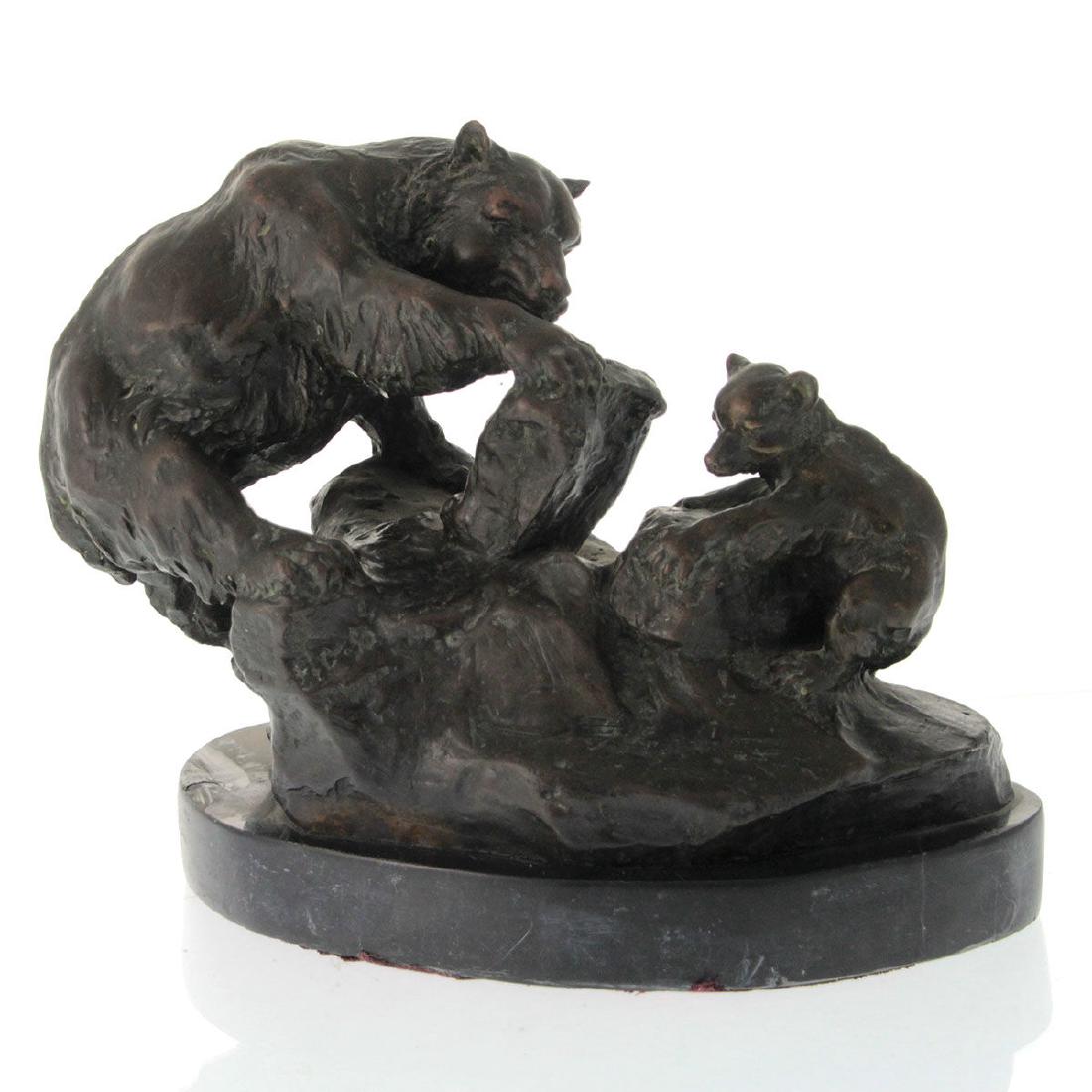 Bag Hunters Bronze Sculpture After Charles Marion (1 of 5)