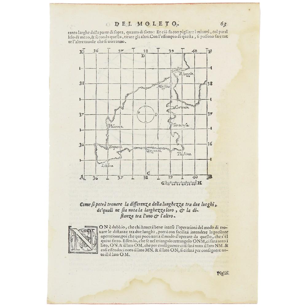1572 TOLOMEO CLAUDIO (100 - 180 ca D.C.) INCISIONE in (1 of 1)