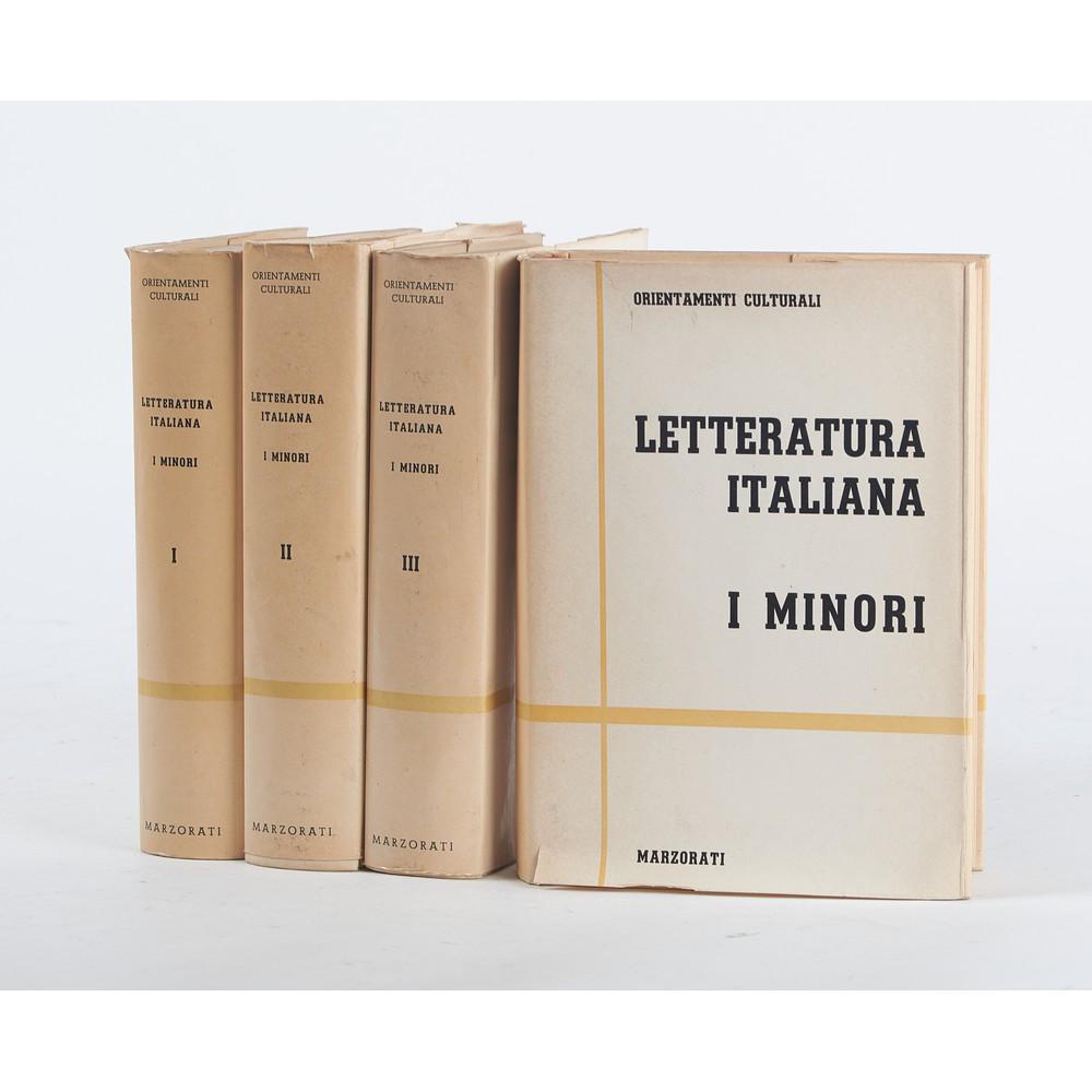 QUATTTRO VOLUMI AA. VV. "Letteratura Italiana.  I (1 of 1)