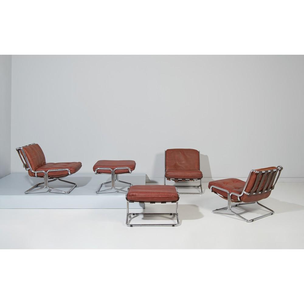 BAUHAUS DESIGN Prod. Europa 1960  Tre poltrone di bella (1 of 1)