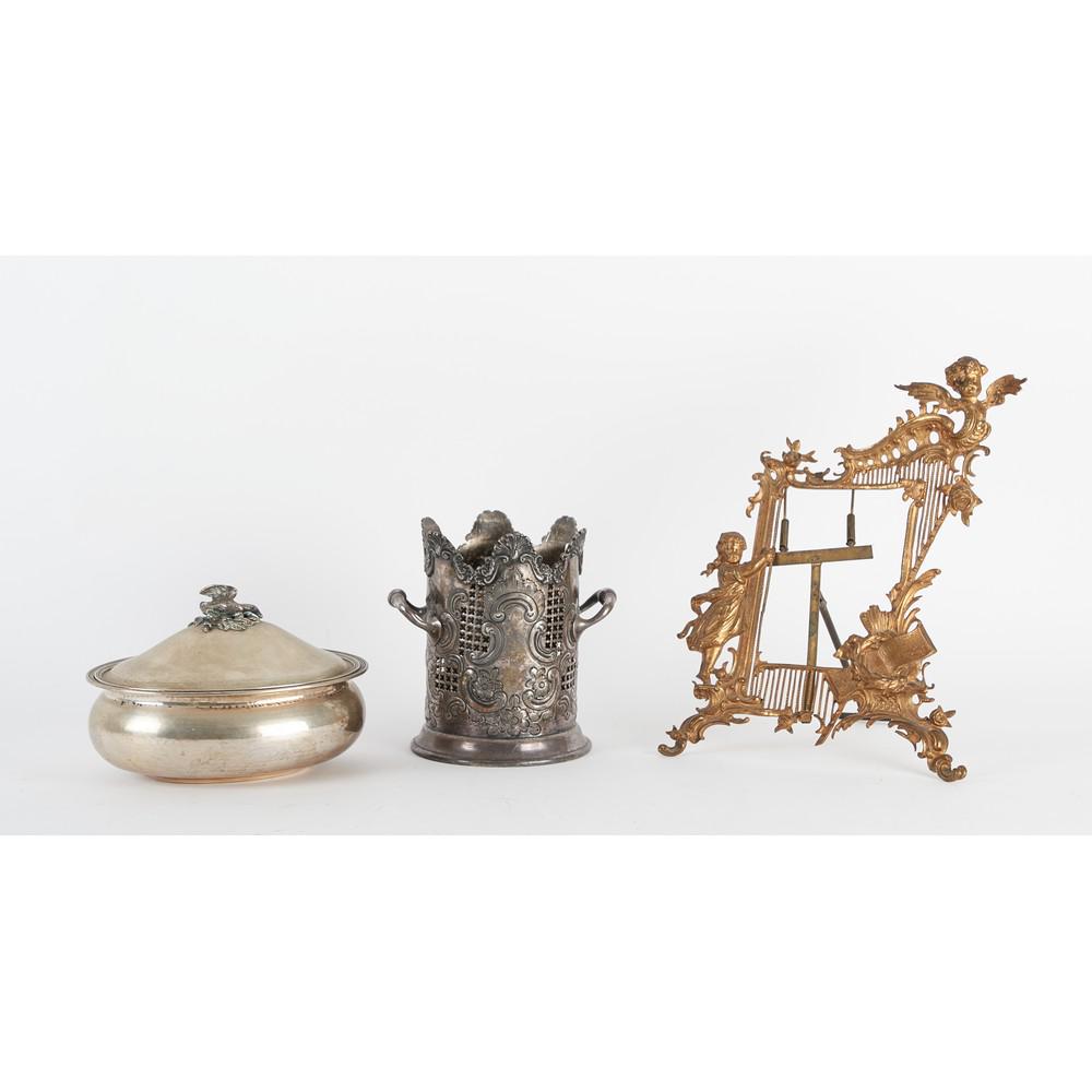 ZUPPIERA in argento, PORTABOTTIGLIE in Sheffield e (1 of 1)