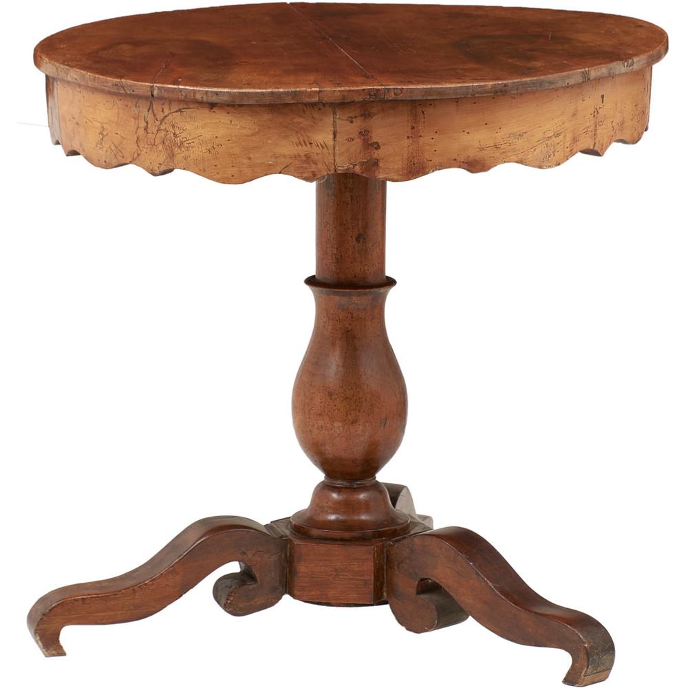 TAVOLO da salotto Luigi Filippo di forma circolare (1 of 1)