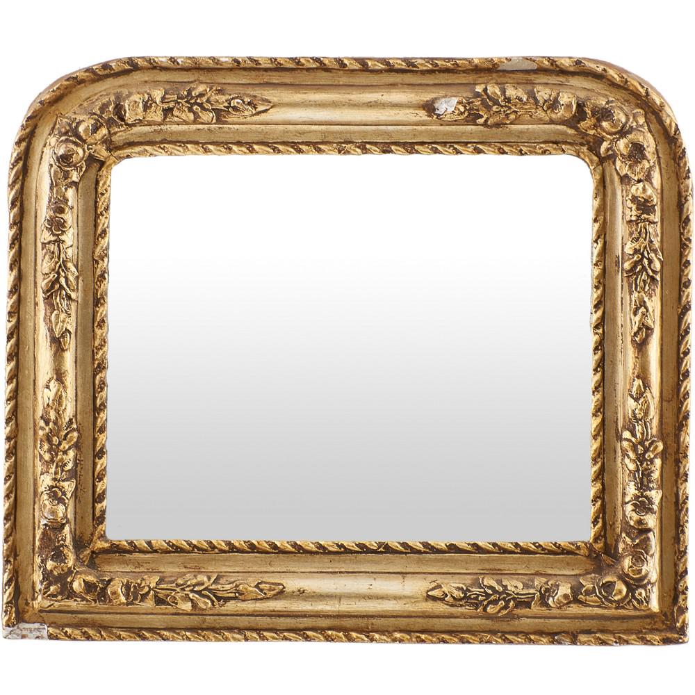 PICCOLA SPECCHIERA in legno e pastiglia dorata (1 of 1)