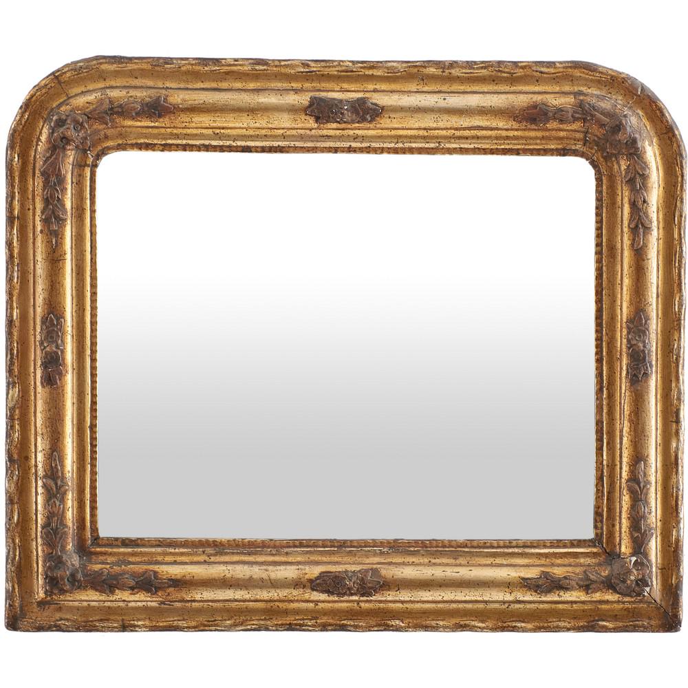 SPECCHIERA a pagnotta in legno dorato e pastiglia (1 of 1)