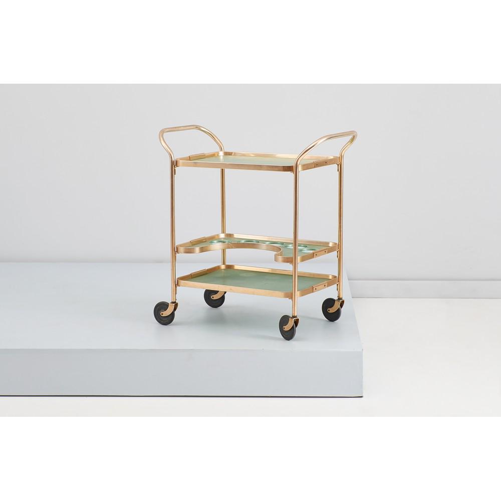 PRODUZIONE ITALIANA ANNI â€™50 Carrello in alluminio (1 of 1)