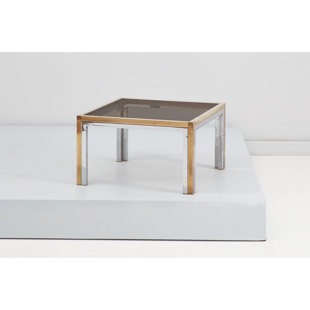 ROMEO REGA Tavolo basso di forma quadrata in acciaio (1 of 1)