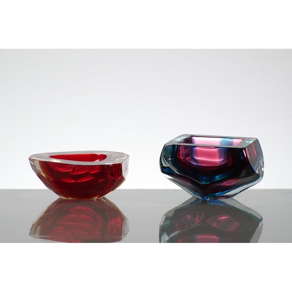 FLAVIO POLI (Attr.le) Due posacenere in vetro (1 of 1)