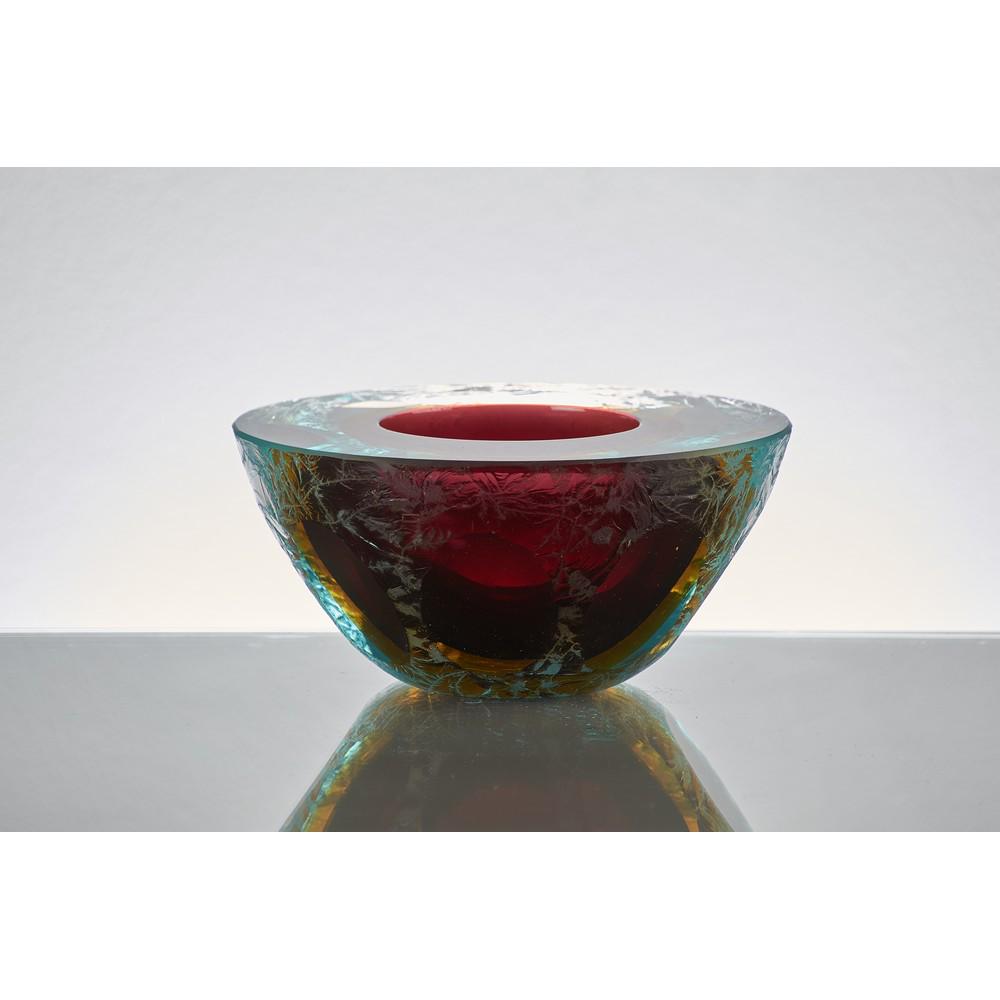 FLAVIO POLI (Attr.le) Posacenere in vetro sommerso (1 of 2)