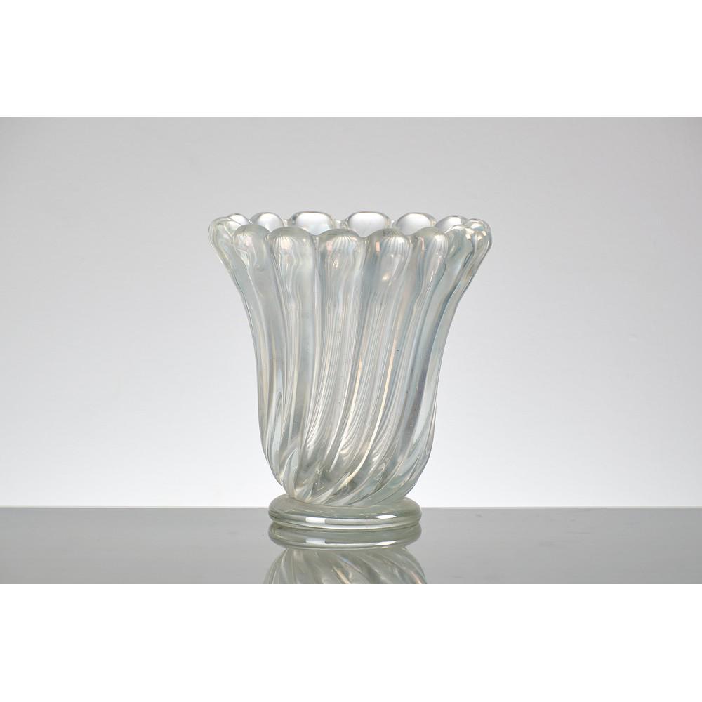 ERCOLE BAROVIER Vaso costolato in cristallo (1 of 1)