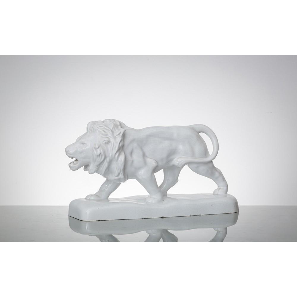 CERAMICA ITALIANA 1950 ca. Scultura in ceramica "leone" (1 of 1)