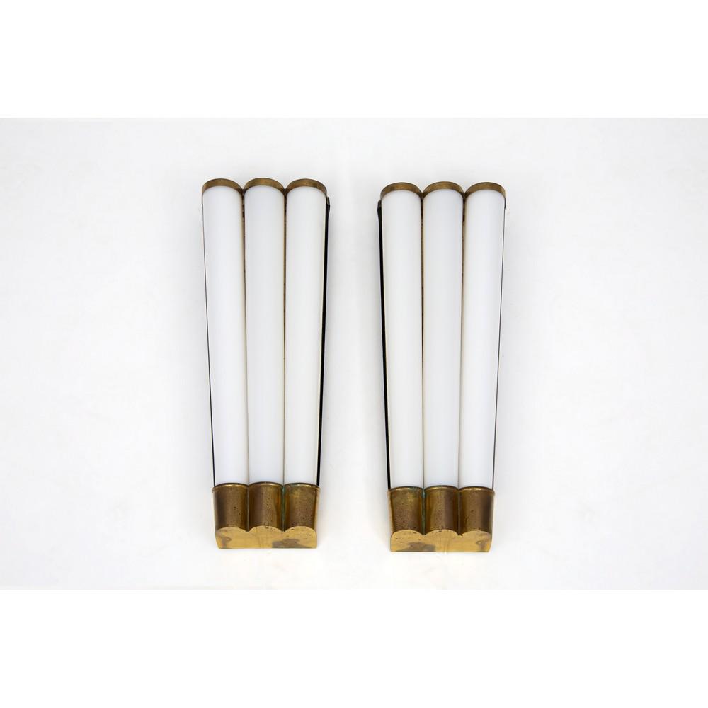 PRODUZIONE ITALIANA 1950 ca. Coppia di lampade da (1 of 1)