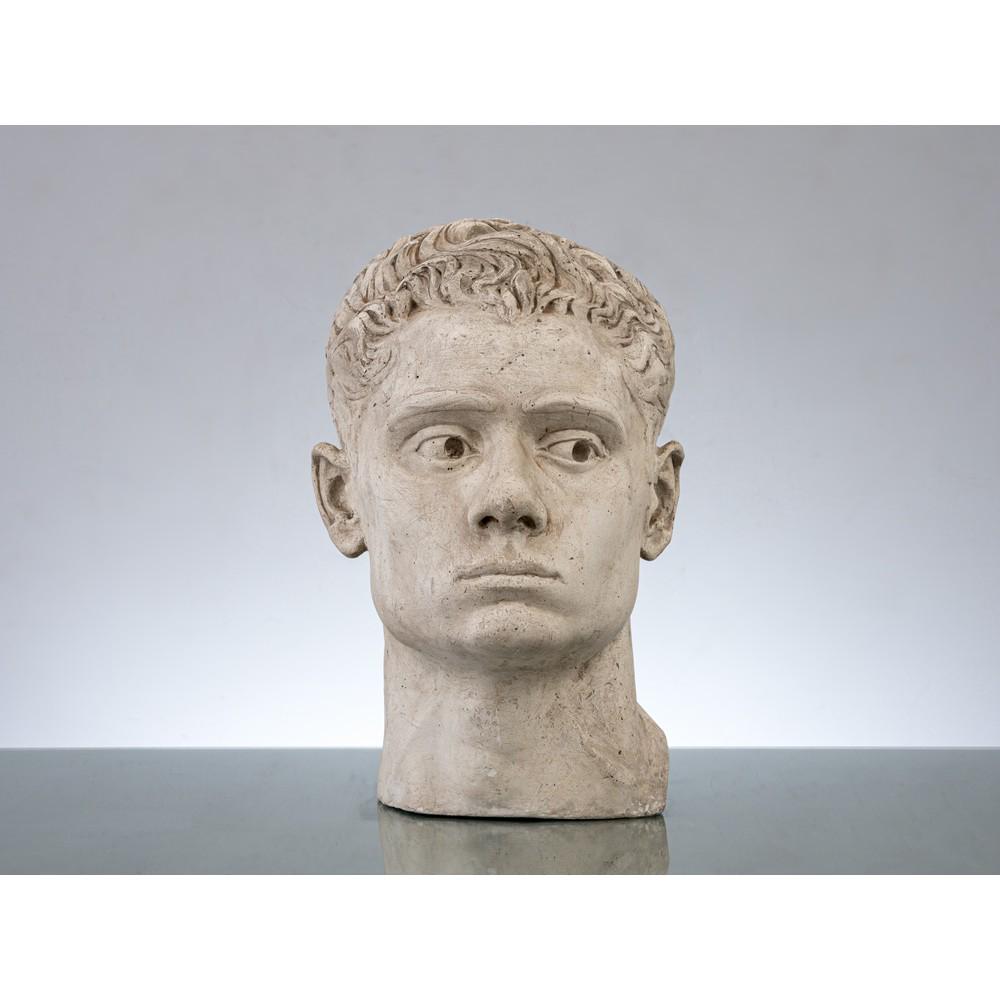 M. MONTANA, Testa virile in gesso (1 of 3)