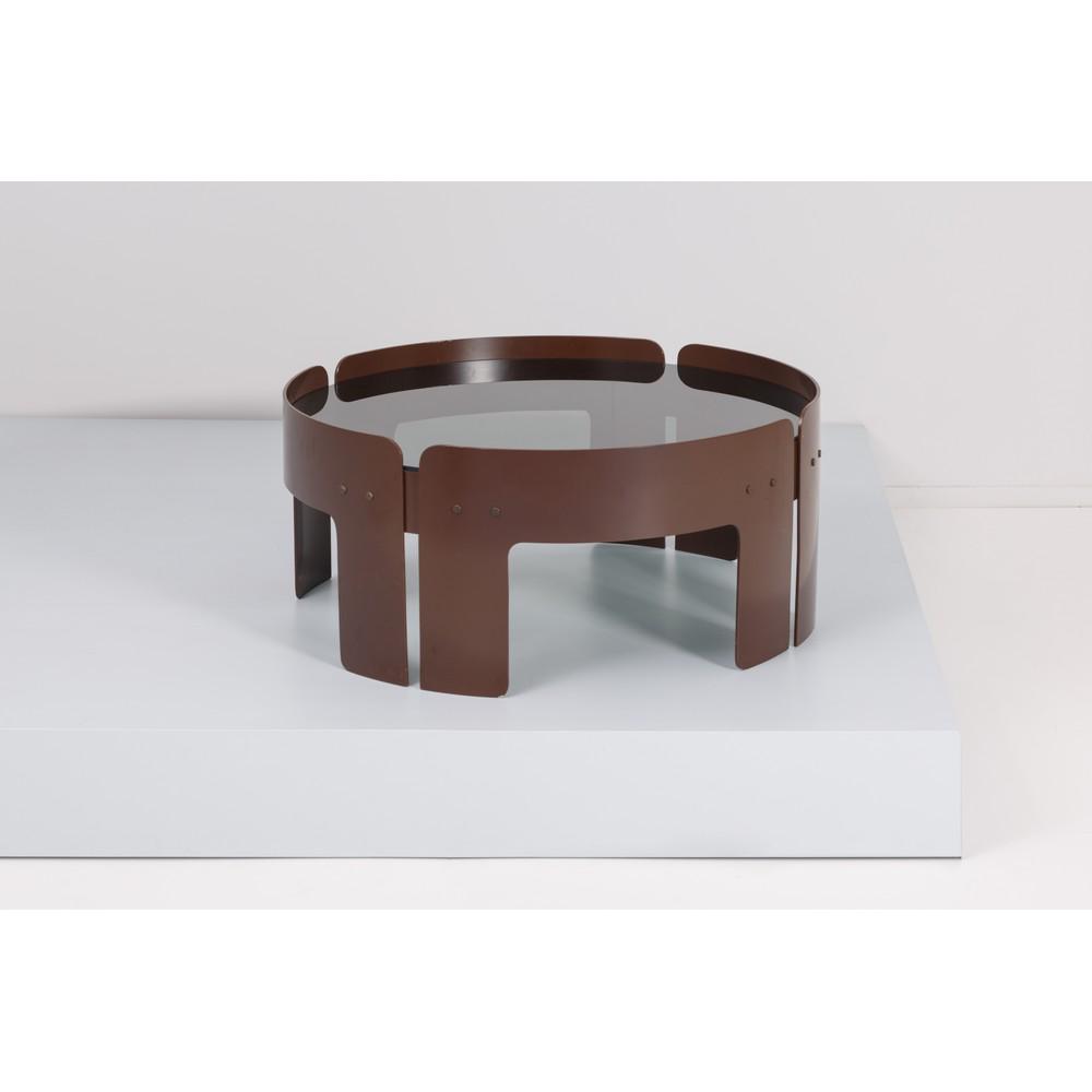 PRODUZIONE ITALIANA 1970 ca., Tavolo basso rotondo (1 of 1)