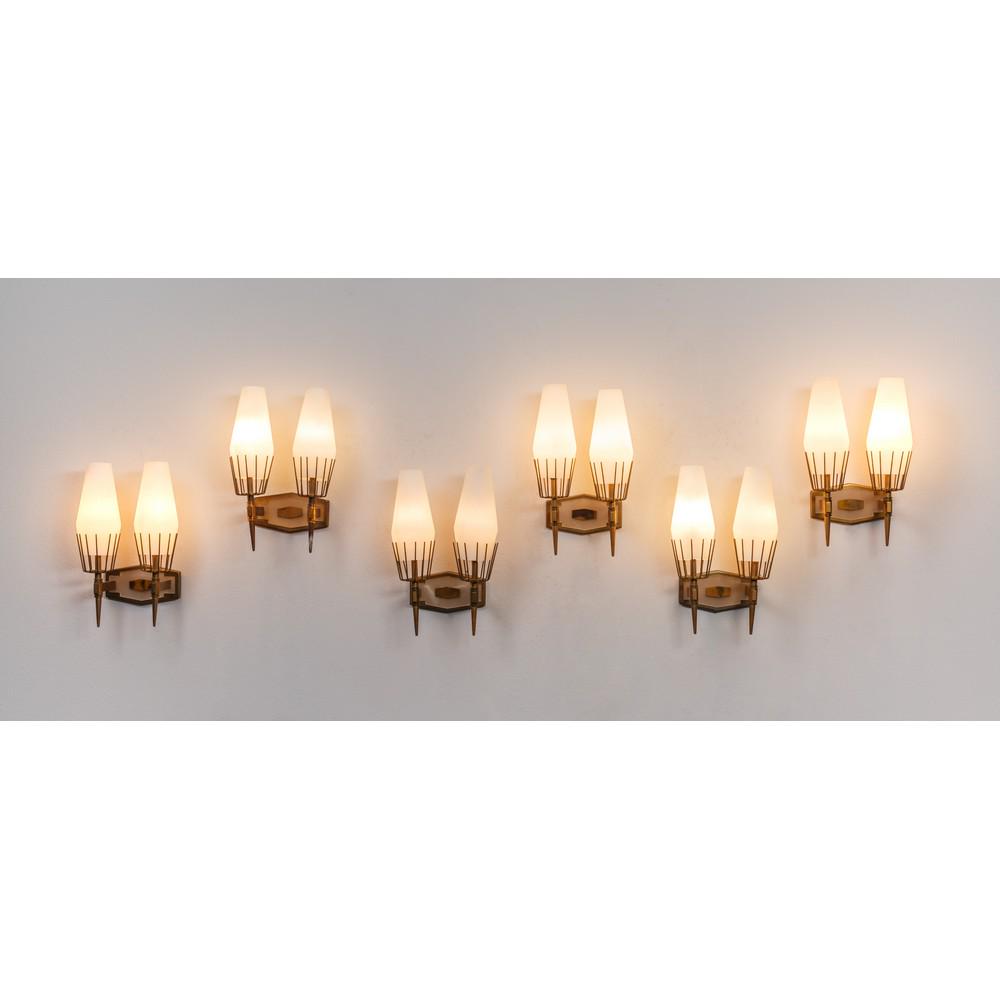 STILNOVO (Attr.le), Sei lampade da parete (1 of 1)