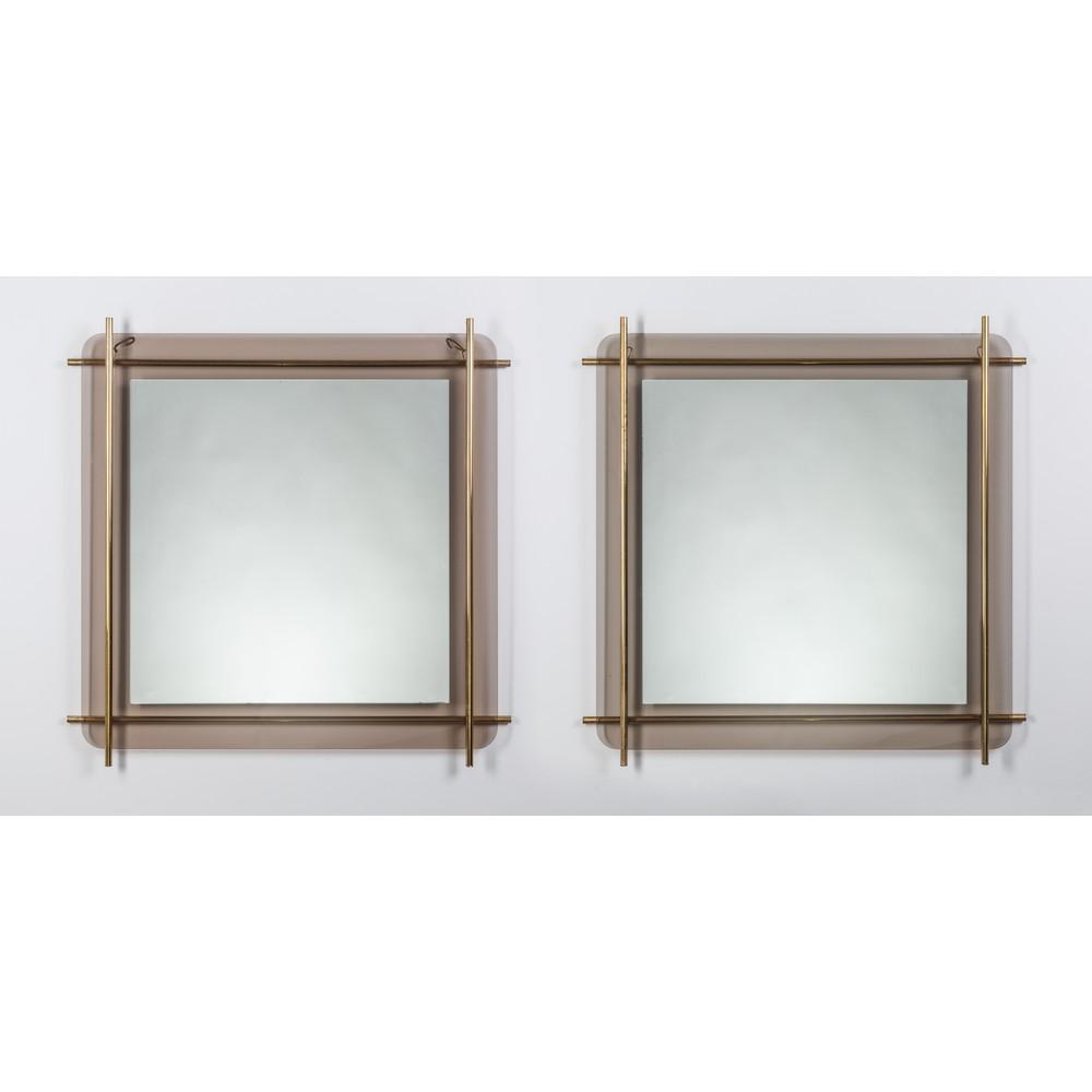 PRODUZIONE ITALIANA 1970 ca., Coppia di specchi da parete (1 of 1)