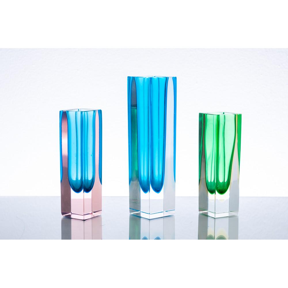 FLAVIO POLI (Attr.le), Tre vasi in vetro (1 of 1)