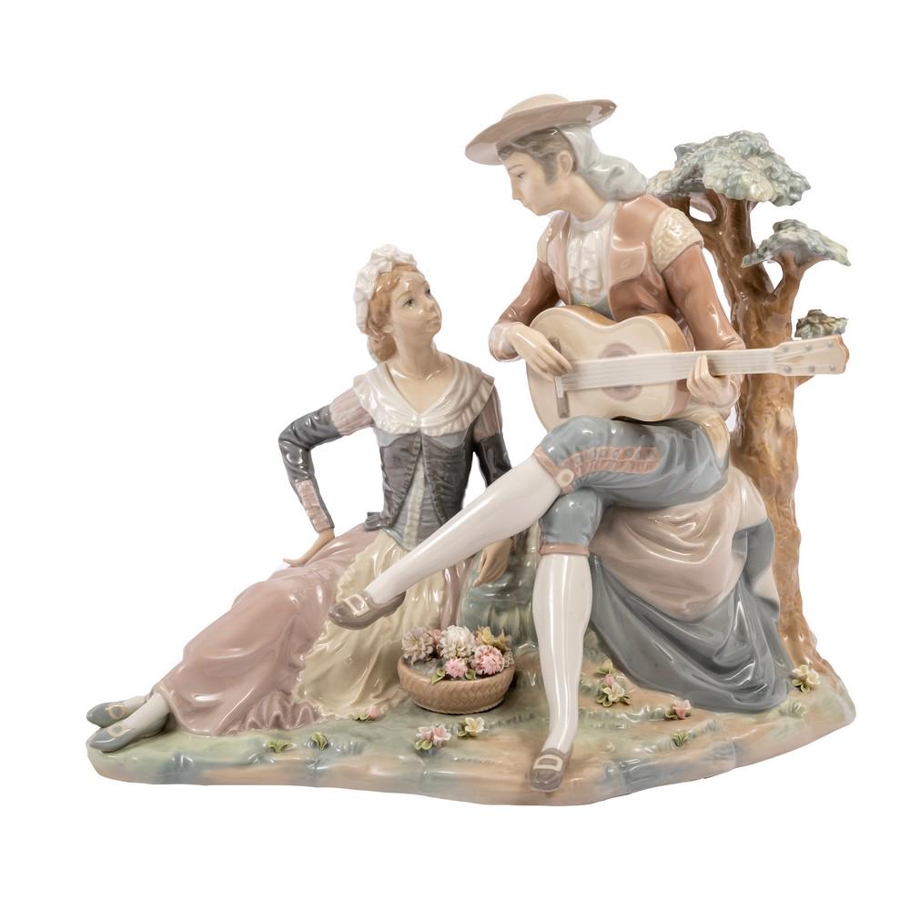 LLADRO'  Gruppo in porcellana raffigurante "Scena galante" (1 of 1)