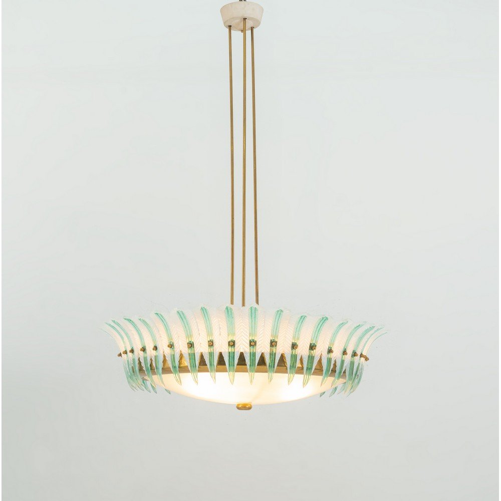 FLAVIO POLI (Attr.le), Rara lampada a sospensione (1 of 2)