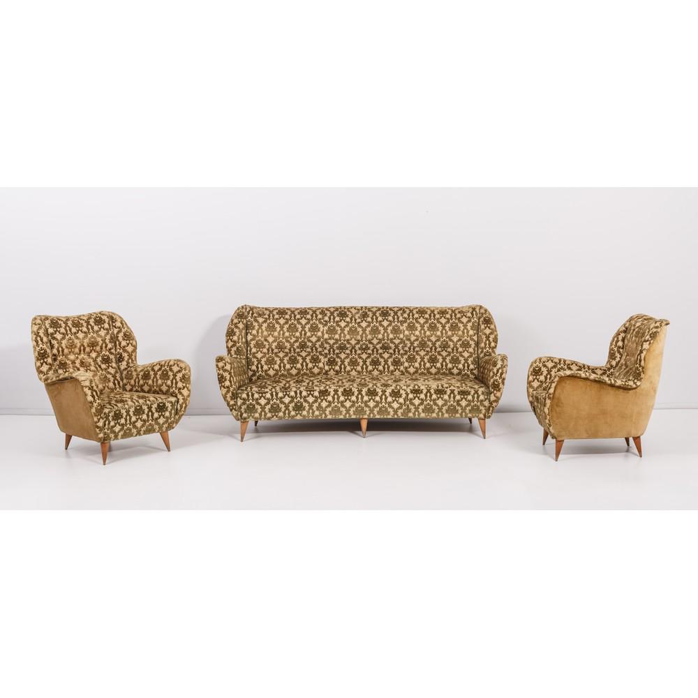 GUGLIELMO VERONESI, Divano tre posti e coppia poltrone (1 of 1)