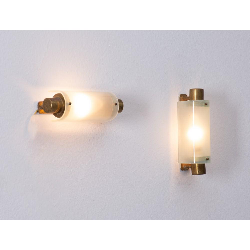 PRODUZIONE ITALIANA 1950 ca., Coppia di lampade da parete (1 of 1)