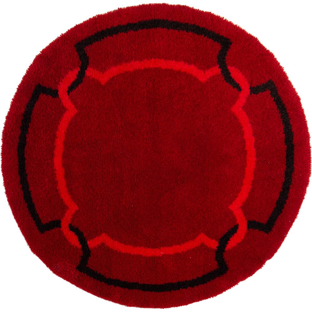 VERNER PANTON (Attr.le), Tappetto in lana circolare (1 of 1)