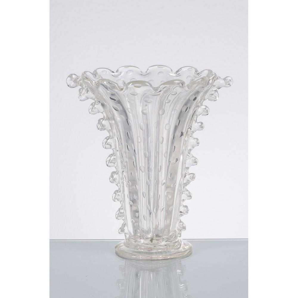 ERCOLE BAROVIER, Vaso in vetro trasparente (1 of 1)